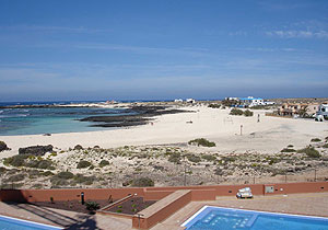 Panoramablick der Ferienanlage in Fuerteventura