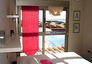 panoramic sea view in fuerteventura bedroom